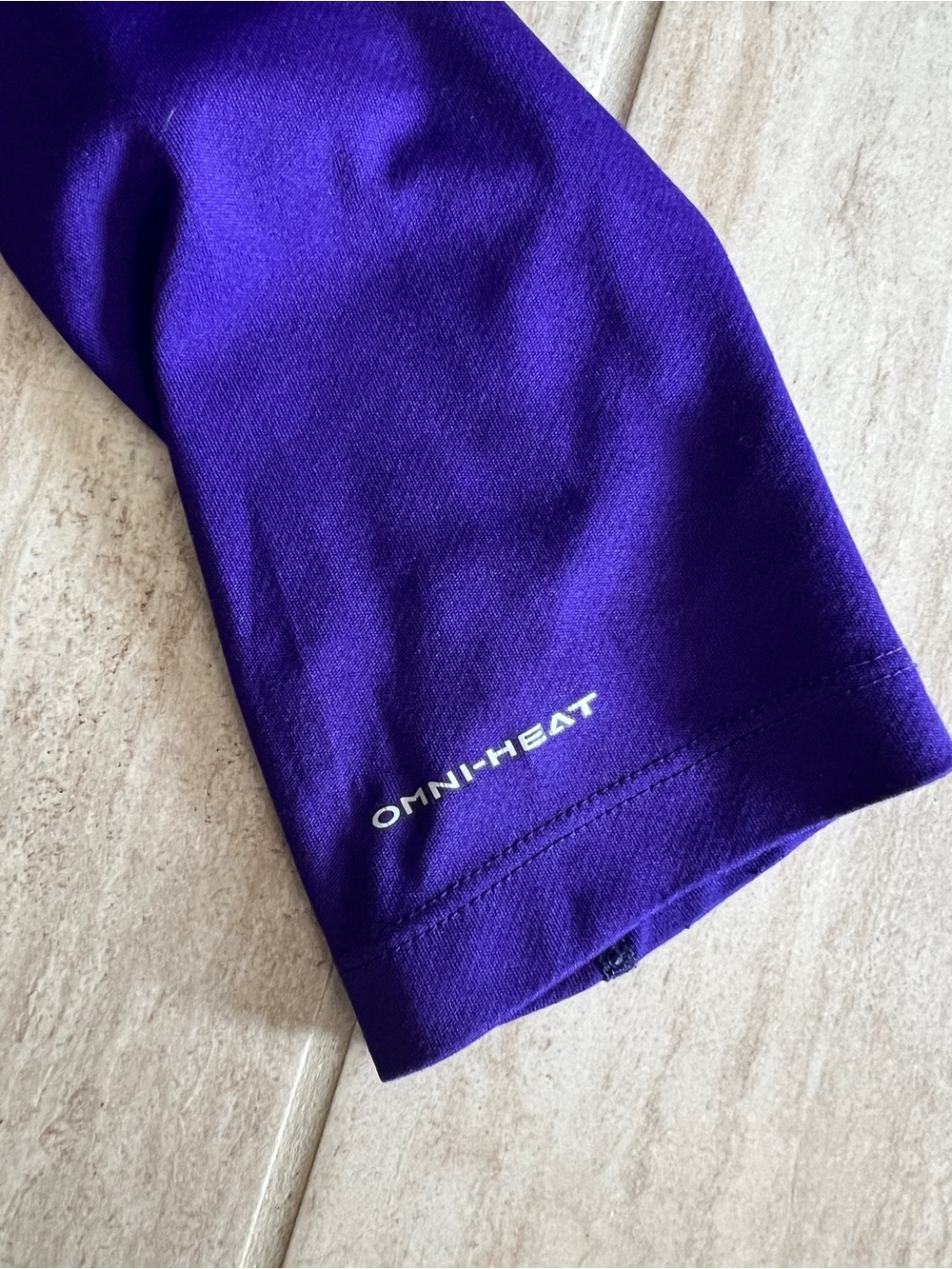Columbia Omni-Heat Purple Long-Sleeve Quarter-Zip Pullover - Picture 4 of 4